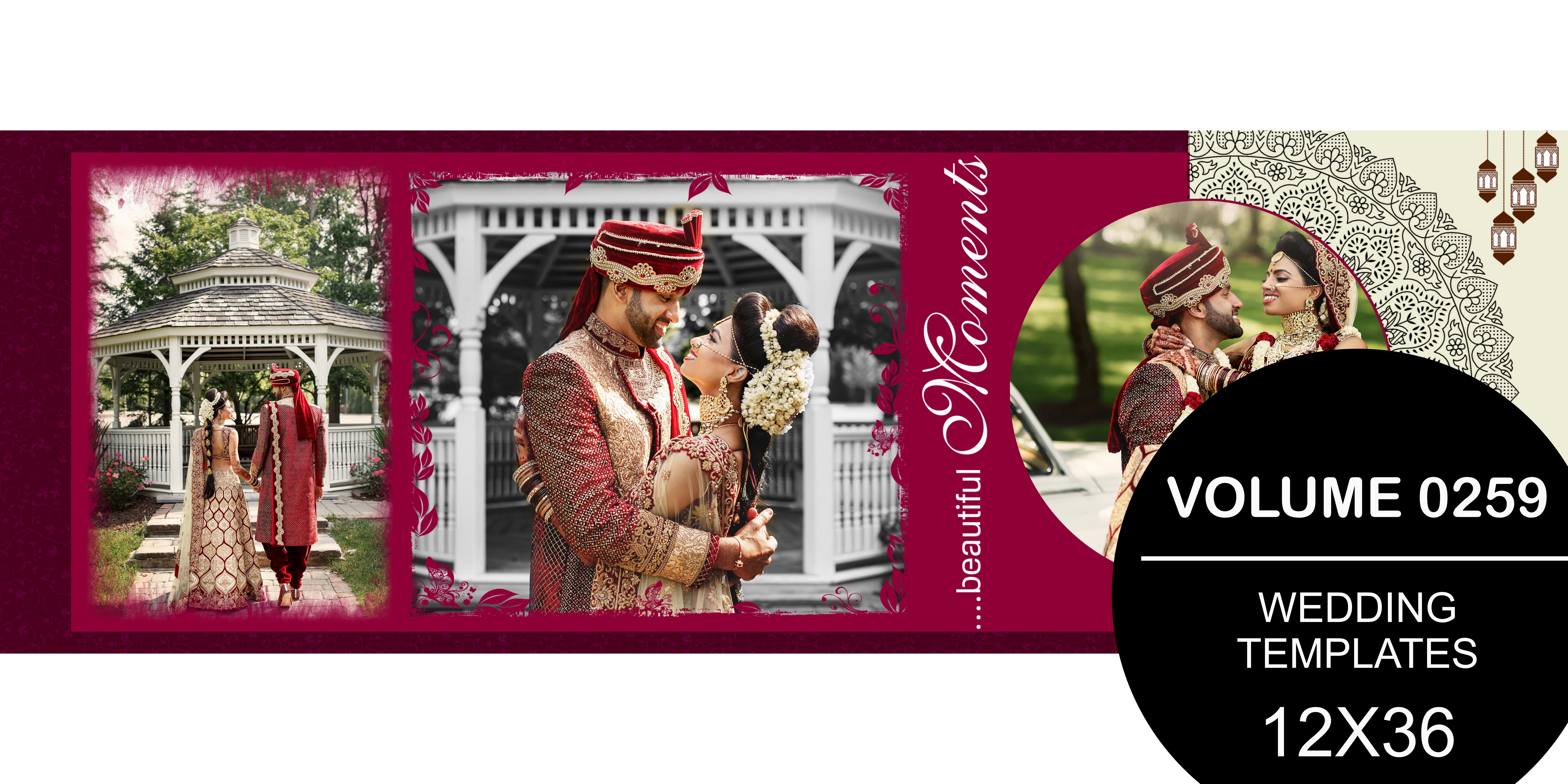 Wedding Templates 12X36 - 0259